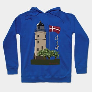 Kegnaes Fyr - Lighthouse of Kegnaes Island in Denmark Hoodie